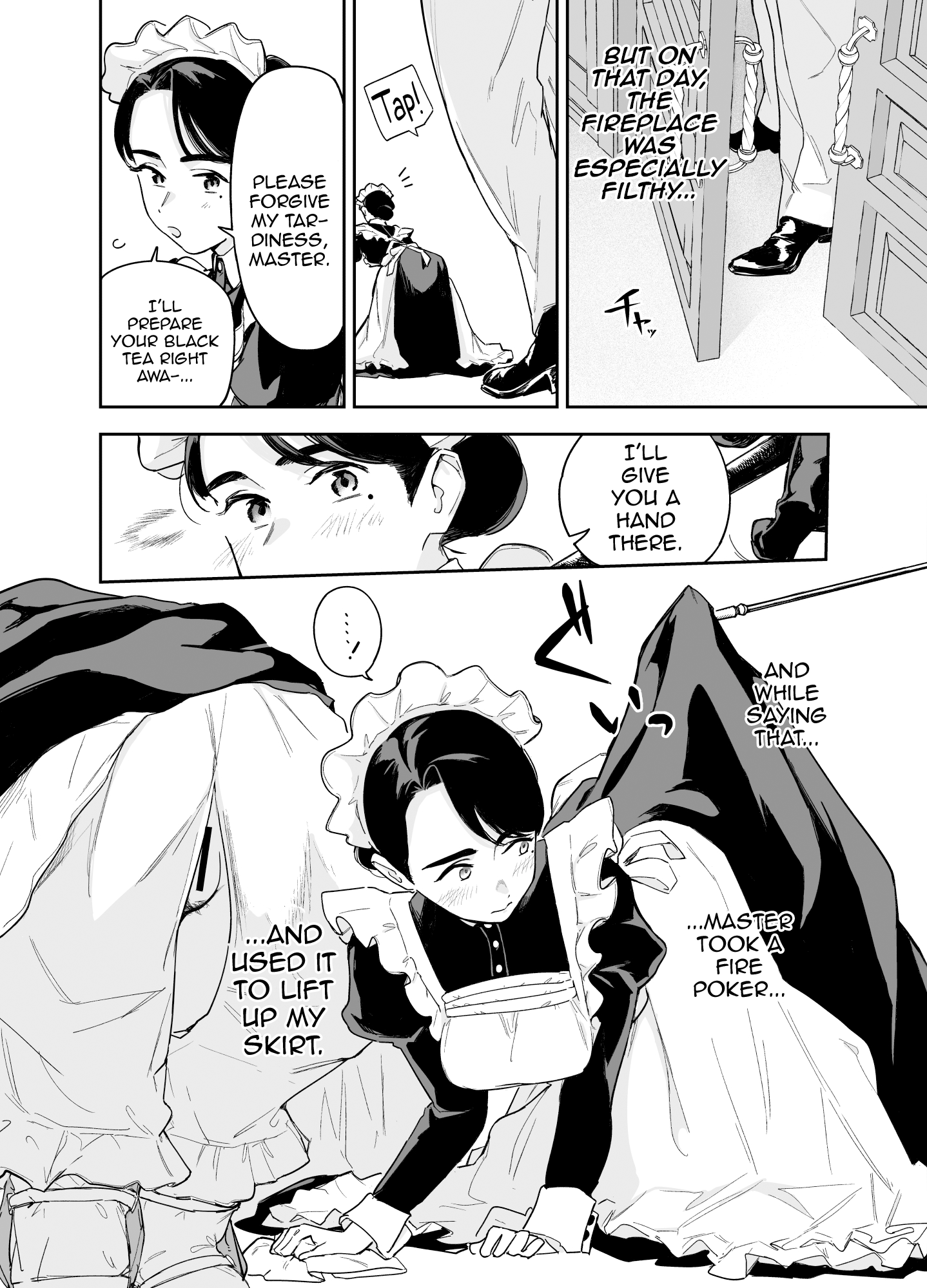 Hentai Manga Comic-My Housemaid Bridget's Sexual Service ~ Everything From Fireplace Cleaning, To Babymaking-Read-5